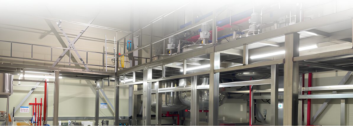 Stainless-steel sauce production line